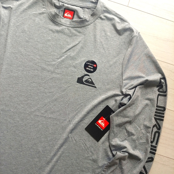 QUIKSILVER NEW mens Omni Session Surf Tee Rashguard - Picture 8 of 8